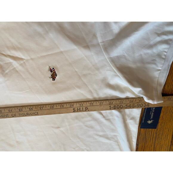 NWT U.S. Polo Association Shirt Mens 2XL White - Picture 6 of 8